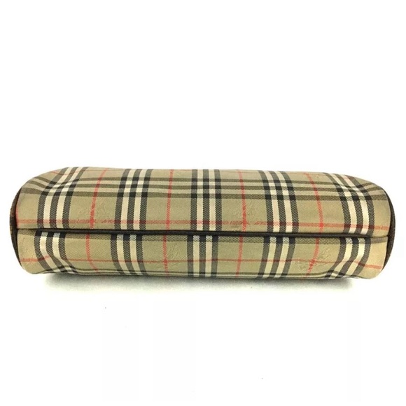[0082] Burberrys Check Canvas Pochette Cosmetics Pouch - Picture 4 of 8